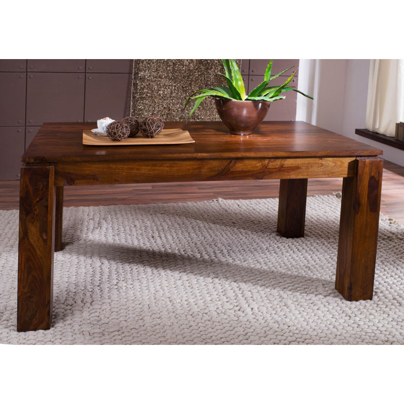 Metro Extendable Solid Wood Dining Table, H76 x L160 x W90cm, Brown