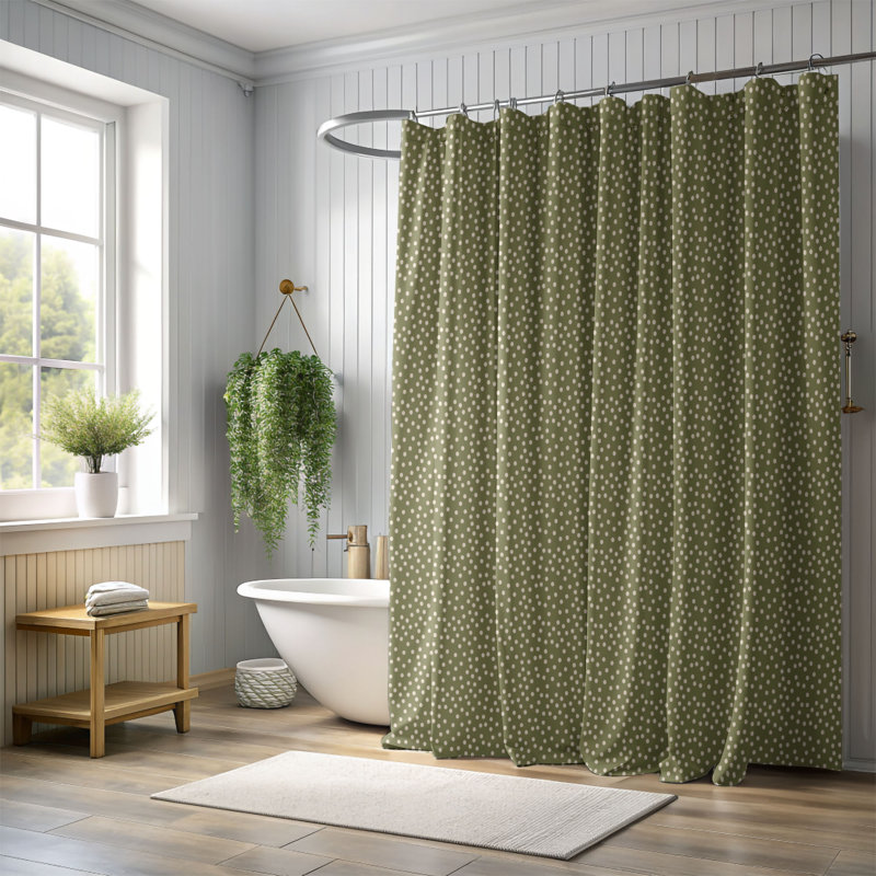 Rideau de douche Foliage Lattice - Premium, H 74 po x l 35 po