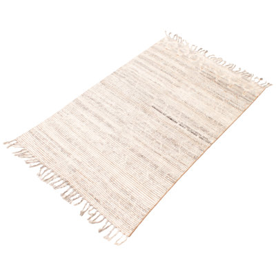 Tapis unique en laine noué à la main 4 pi 10 po x 7 pi 9 po nouvel âge Ioyal