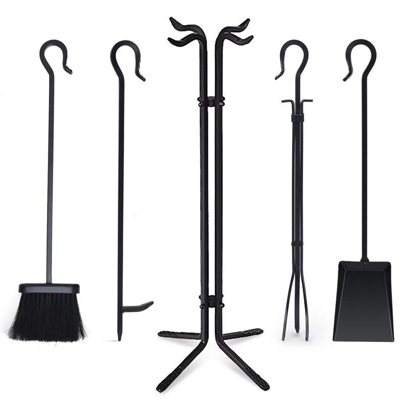 Eastport Wood Fireplace Tool Set