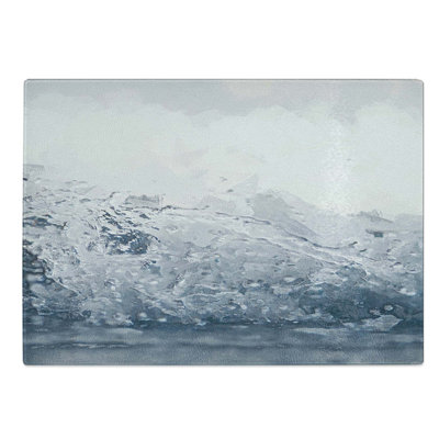Tempered Glass Splash Chopping Board