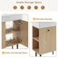 Meuble-lavabo en bois 21,6 po