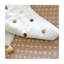 36" x 36" Pom Pom Baby Blanket, White and Brown, By Crane Baby