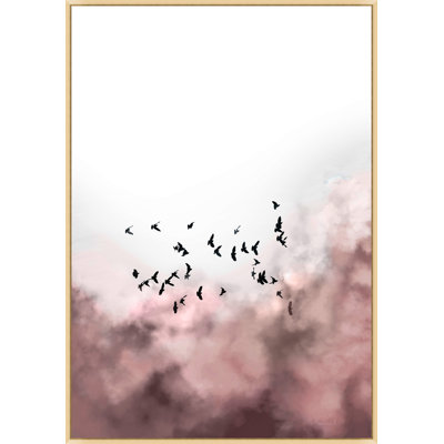 Rose Doves Print by Mat Sanders