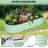 Galvanized Raised Bed for Outdoor,Garden Bed with Open Base, Planter Raised Boxes for Vegetables & Flowers-805124014-805124010