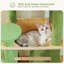 Grand arbre à chat, appartement pour chat avec poteaux à griffer et coussinets recouverts de sisal, aires de repos rembourrées et hamac-255044080-255044087