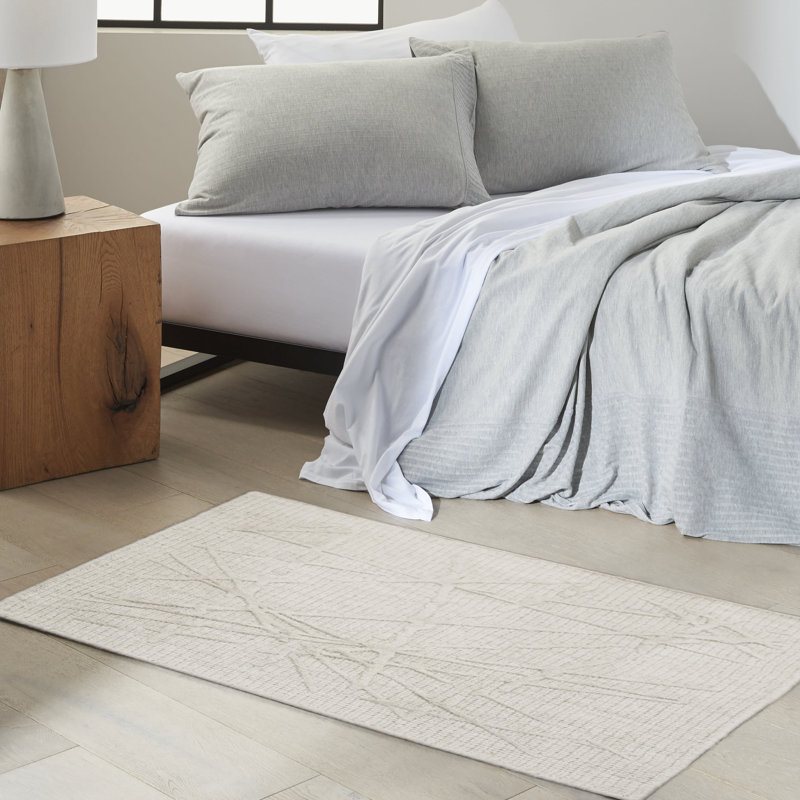 Tapis d'intérieur moderne gris Calvin Klein CK044 Wander 2 pi x 3 pi, Gris, Rectangulaire 2 pi x 3 pi
