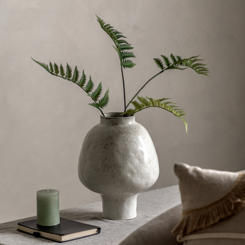 Aukusti Stoneware Table Vase, 31 H x 25 W x 25 D cm