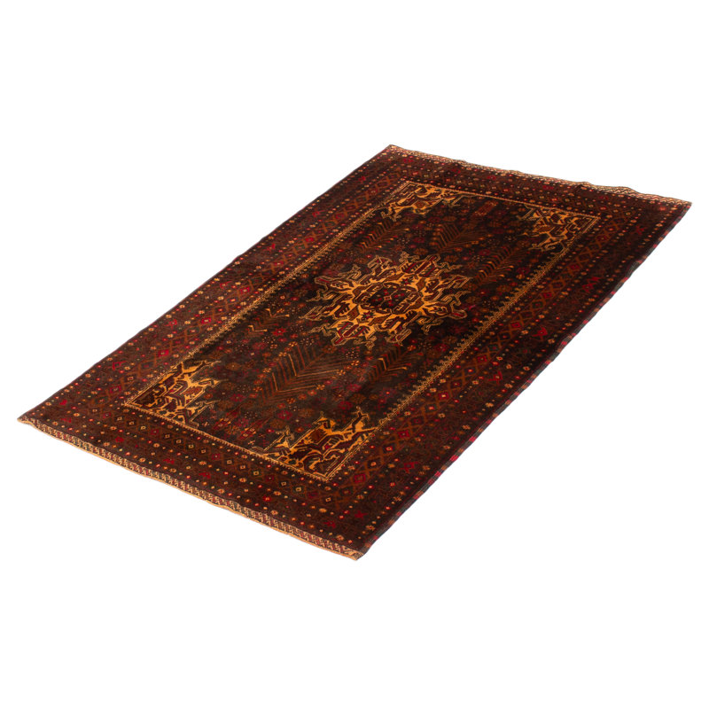 Teimani Black Rug 4'1" x 6'8"