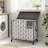 3-Section Laundry Hamper Sorter With Retractable Hanging Rod & Storage Shelf - 65.3" Clothes Drying Rack With Lockable Wheels For Heavy Duty Laundry Room Organization