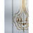 4 - Light Dimmable Geometric Chandelier