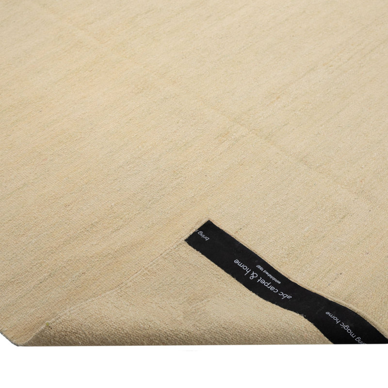 Solid Kilim Silk Rug, Gray