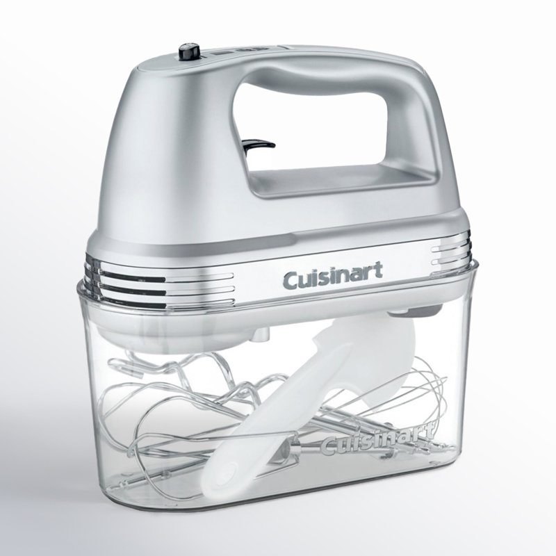 Cuisinart 9 Speed Hand Mixer, Brushed Chrome