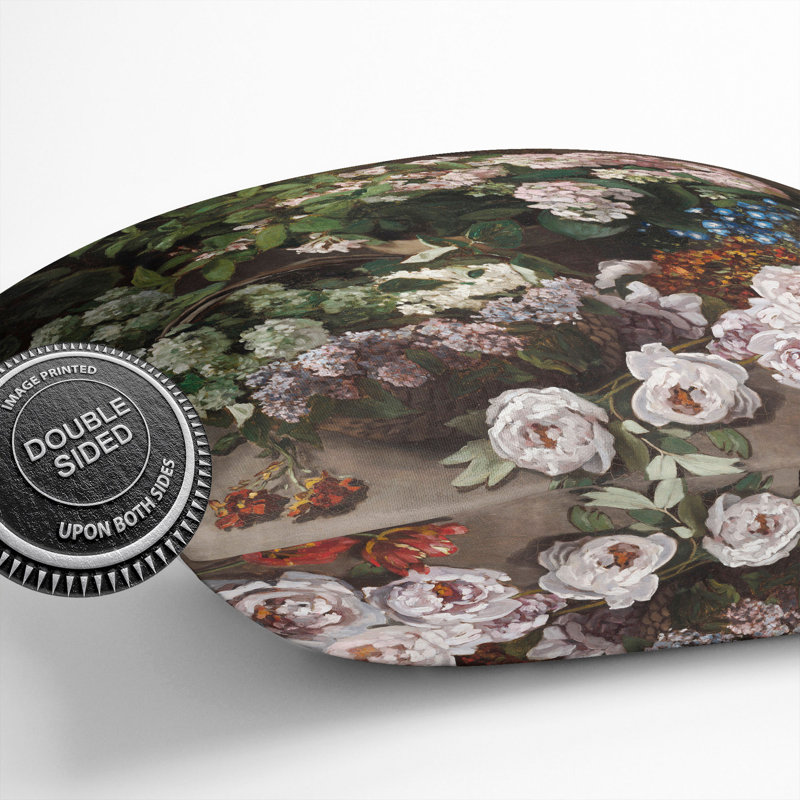 Spring Flowers Floral Scatter Cushion,  40cm H x 40cm W x 15cm D
