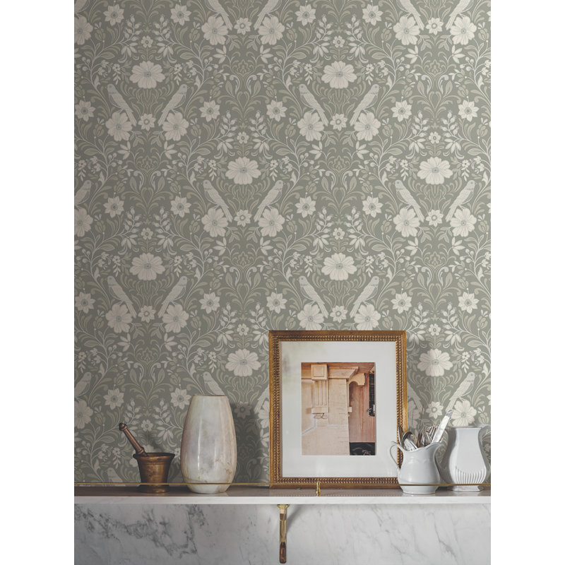 Papier peint Colette, Gris