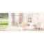 Lit double en bois blanc avec tête de lit en forme de maison - Motif fascinant-483646497-483646496