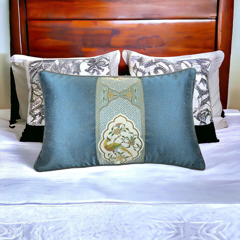 Housse de coussin réversible à imprimé animal