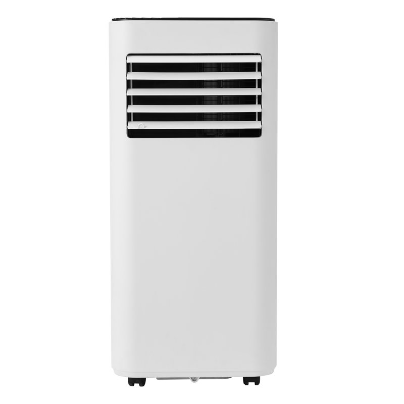 8000 BTU White Portable Air Conditioner with Remote Control