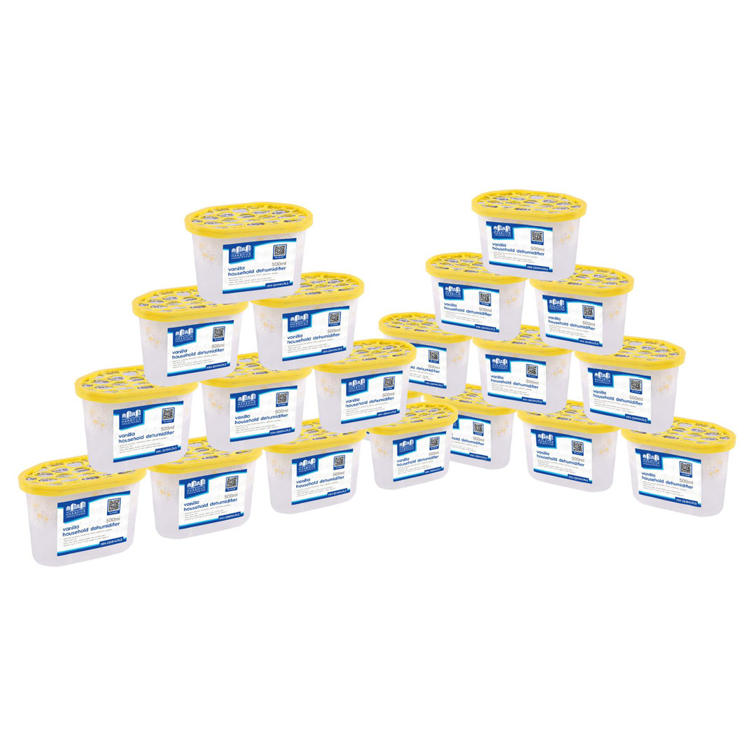 20x 500ml Interior Dehumidifiers Moisture Absorber Damp Trap for Home Wardrobe Bedroom Garage