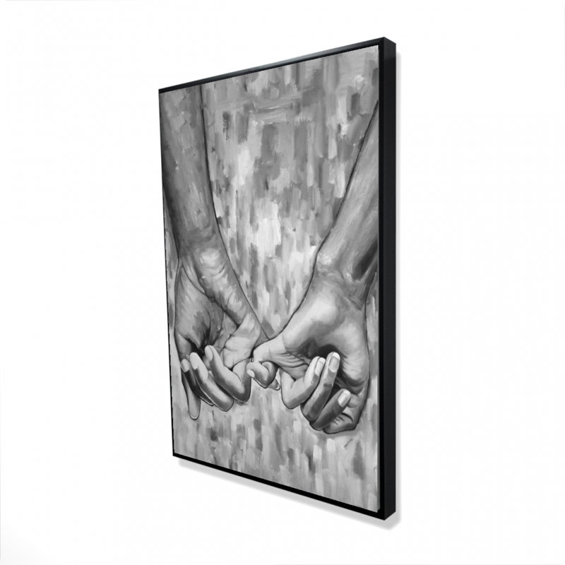 "Connecté" sur toile, H 36 po x l 24 po