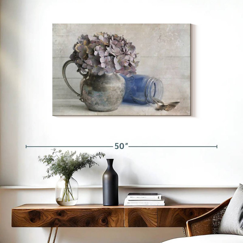 Hortensias Harnek rétro, H 24 po x l 36 po