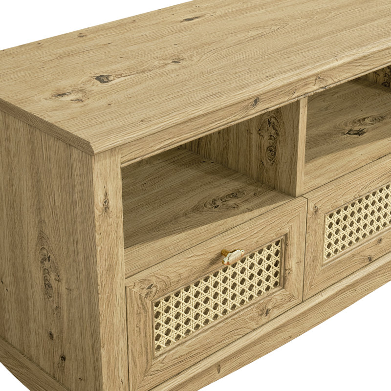 Aubrianna Unfinished TV Stand for TVs up to 60", Wooden
