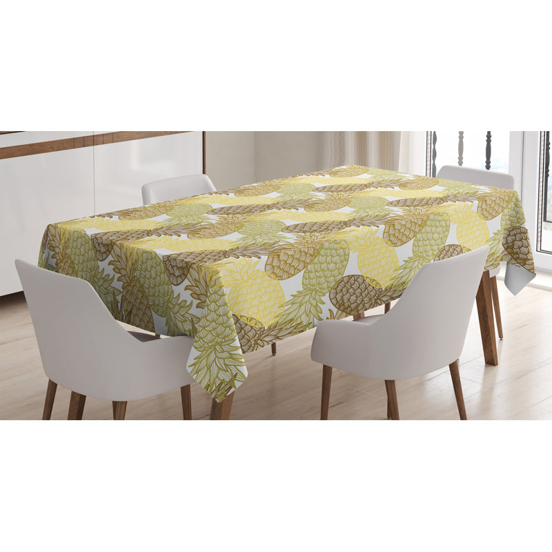 Pineapple Tablecloth, 70" L x 52" W