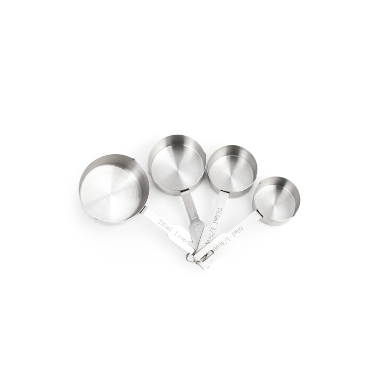 Ensemble de tasse de mesure en acier inoxydable 4 pièces fox run marques deluxe