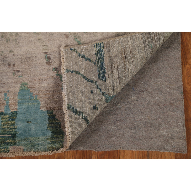 Tapis abstrait en laine Gabbeh Kashkoli fait à la main 5 x 6
