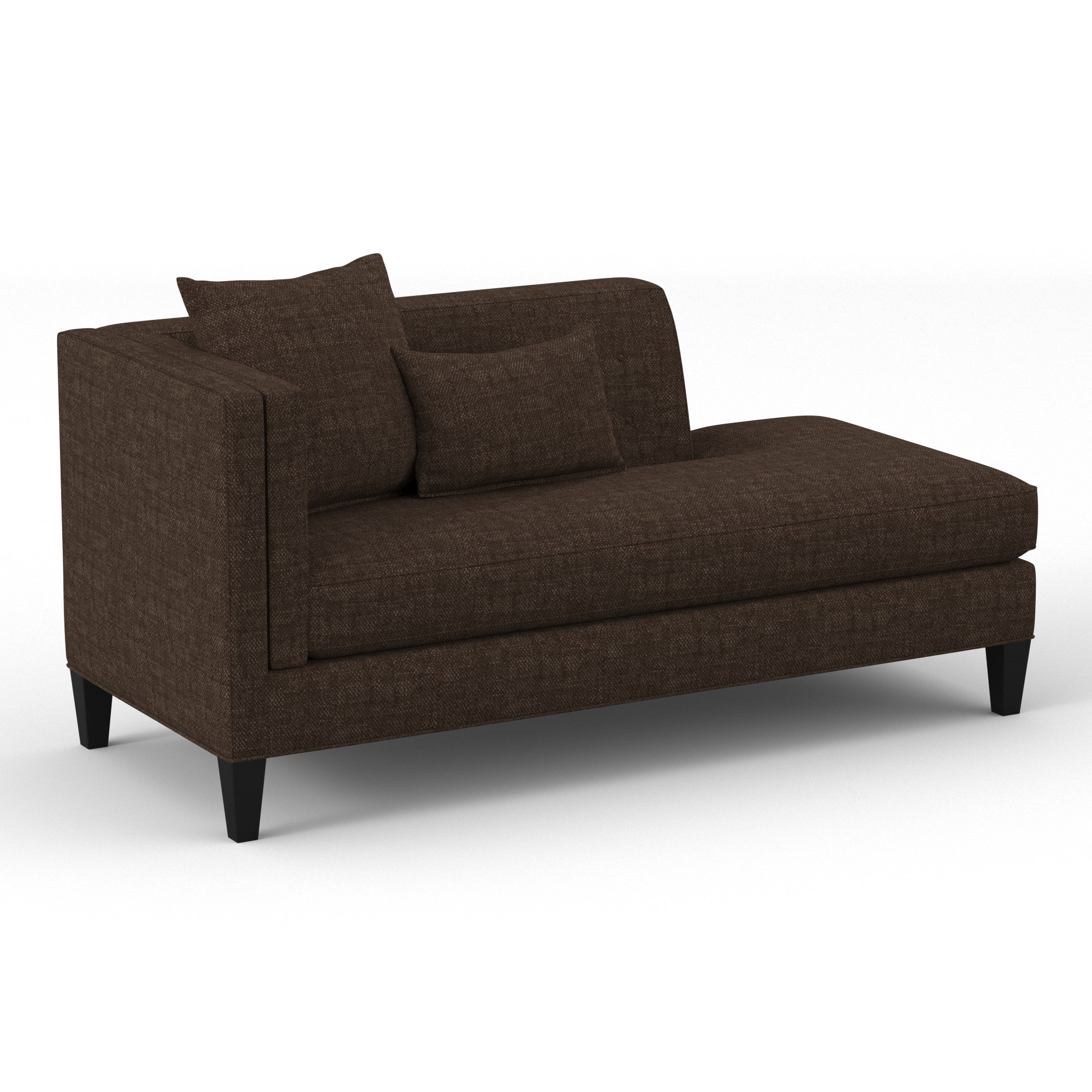 Modway charles leather online chaise lounge