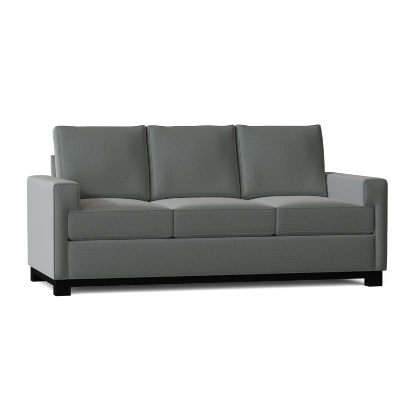 Upholstered 95'' Sofa, Marlow Bluebird, Feather/Down, Natural