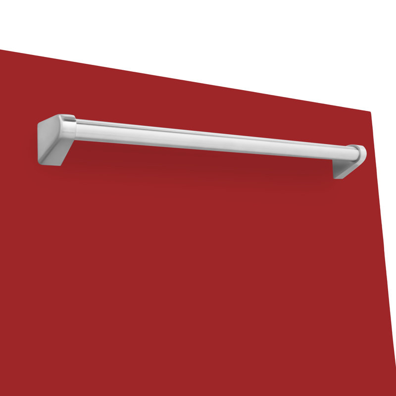 24" Monument Series 3rd Rack Top Touch Control Dishwasher with Stainless Steel Tub, Red Matte