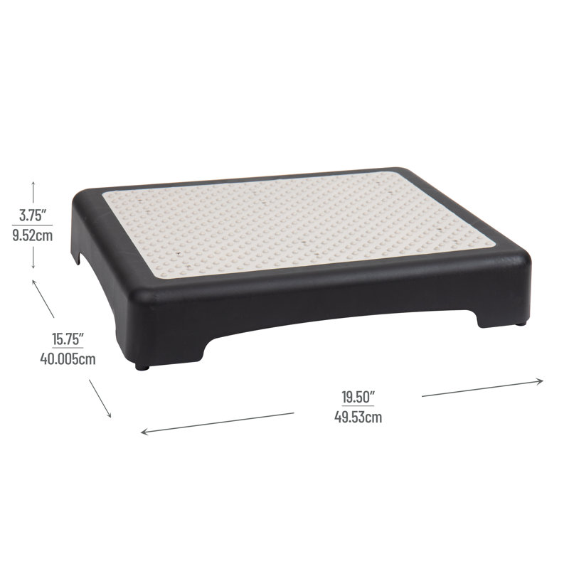 Platform Booster Step 15.75"D;kl  x 19.5"W x 3.75"H