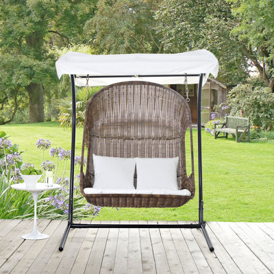 Double Swing Chair with Stand