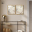 «Scrawled Memories Duo», ensemble de décorations murales Boho, reproduction d'art encadrée par Art Remedy, cadre doré, 16 x 20-1993431436-1993431546