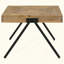 Table basse rectangulaire en bois de manguier massif naturel