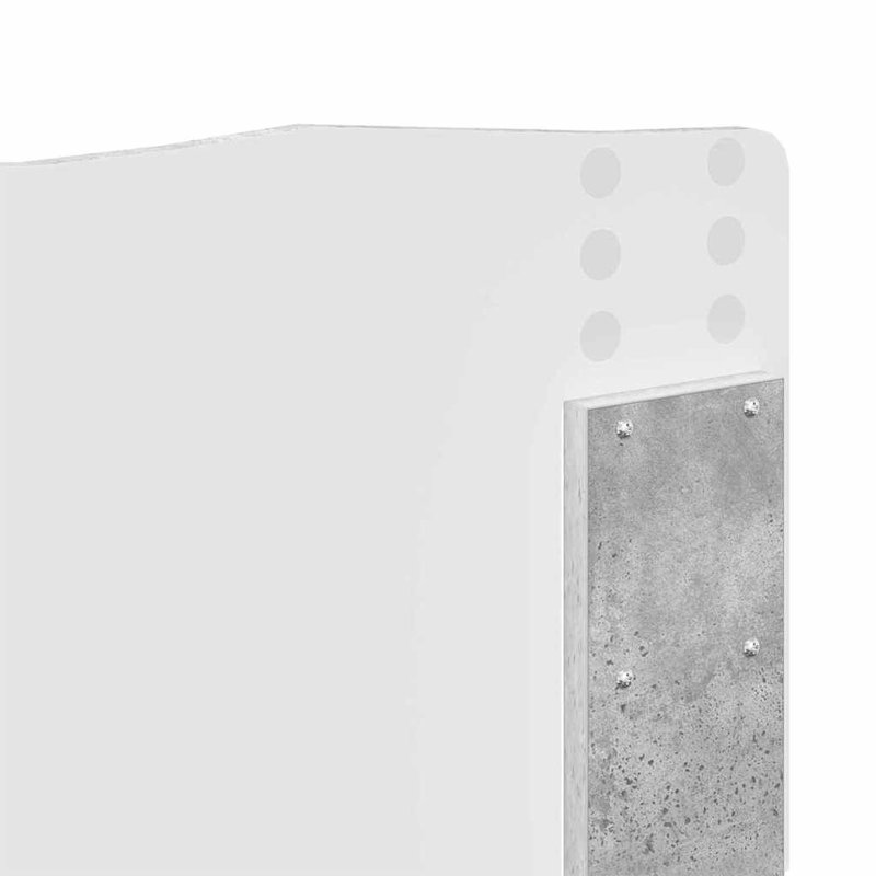 Headboard, King, Concrete Grey