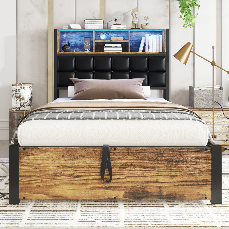 Upholstered Bed, Single (3')
