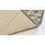 Tapis intérieur / extérieur anthracite / beige tissé à la machine à motif géométrique Arneshia-22984067