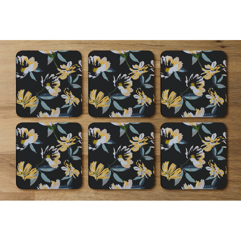 Square 6 Piece Coaster Set
