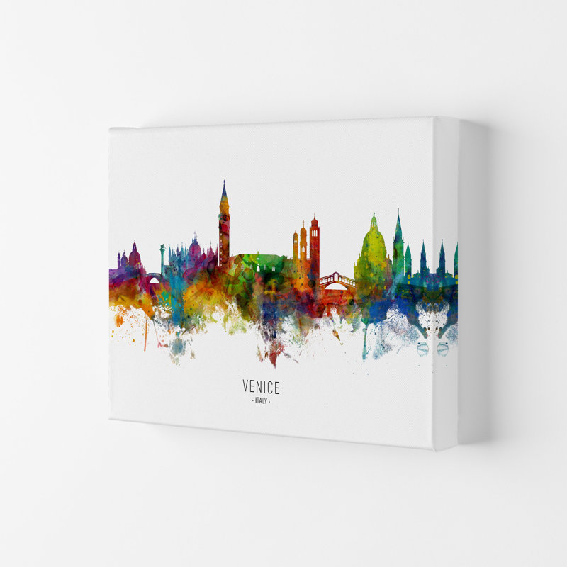 Venice Italy Skyline by Michael Tompsett - Print, Wrapped Canvas, 42cm H x 59.4cm W x 4cm D