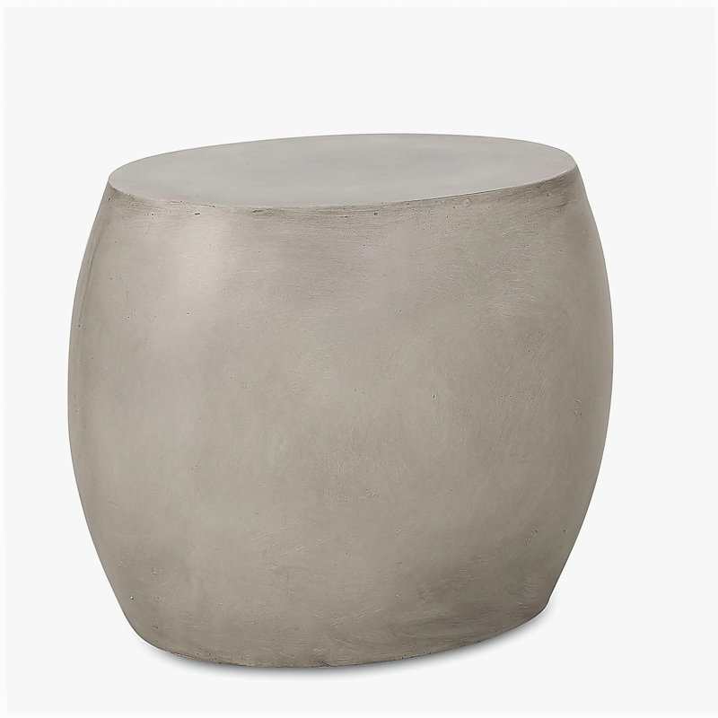Table d'appoint d'extérieur en béton léger
