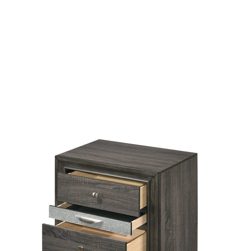 Table de chevet Naima, Gris