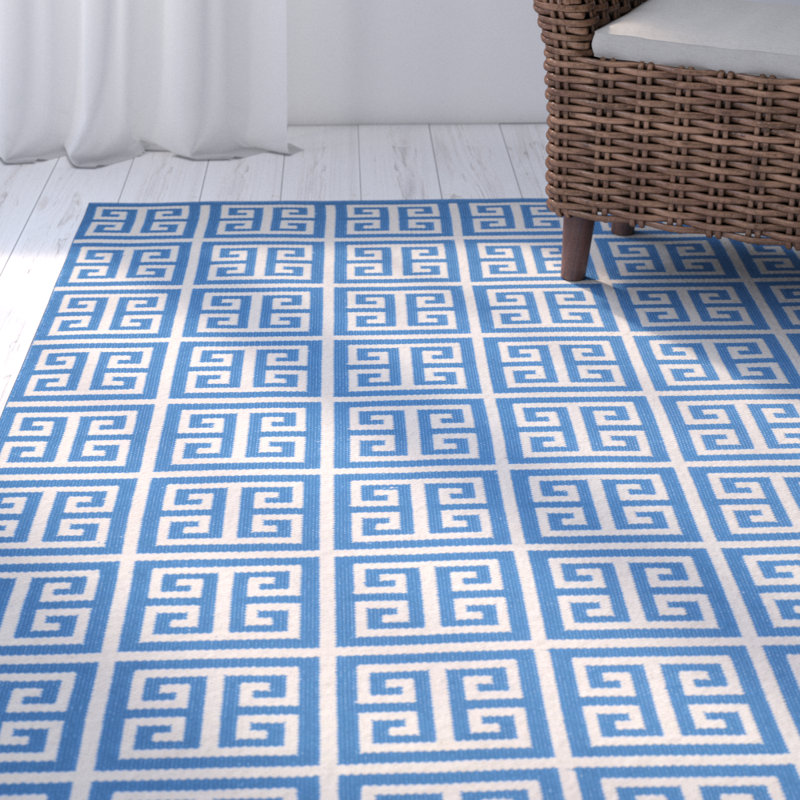 Royalton Hand Woven Cotton Geometric Rug, Rectangle 8' x 10'