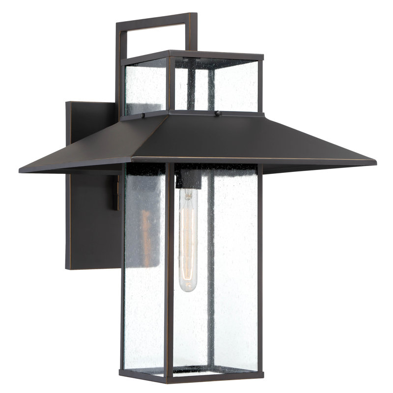 Lanterne murale d'extérieur Crescio, H 22 po x l 16 po x P 17,88 po