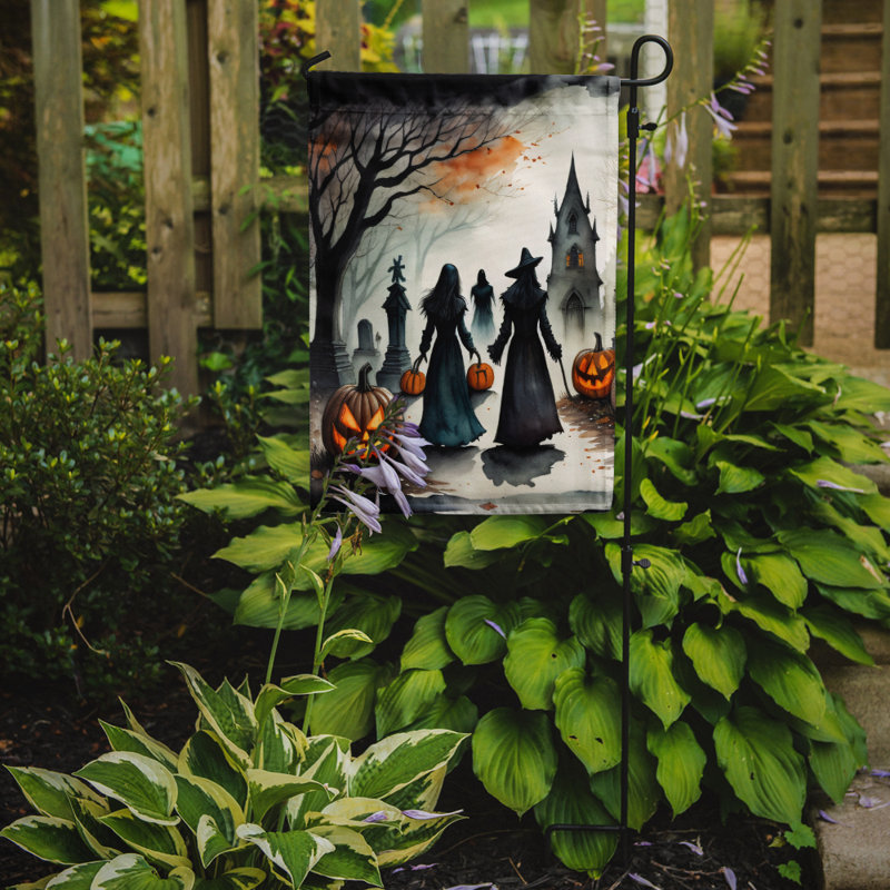 Vampires Spooky Halloween Garden Flag