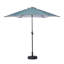 Parasol de table d'extérieur de 8,6 pieds avec bouton-poussoir et manivelle-736592135
