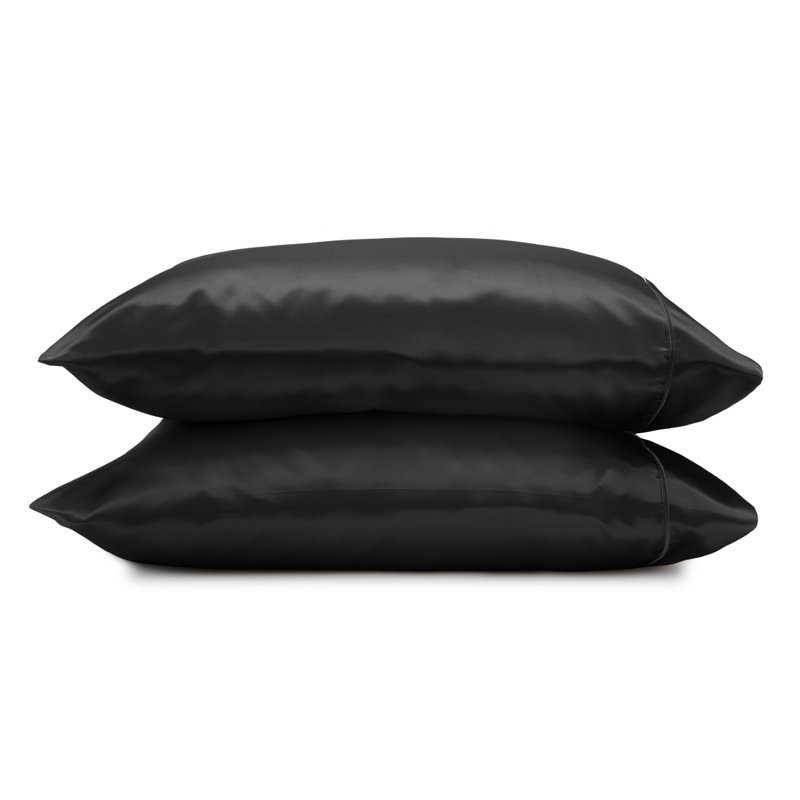 Martex Elegance Satin Silk Pillowcases Hotel Quality - Super Soft & Breathable Great For Hair And Skin, King Pillow Case