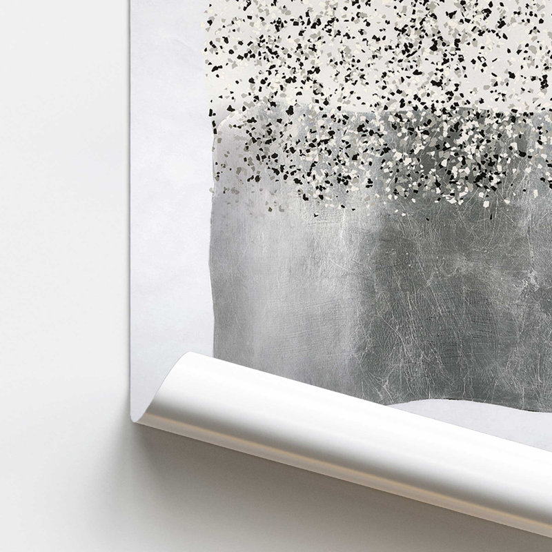 «Metallic Rainfall II», impression roulée, H 16 po x l 12 po, Ne s’applique pas