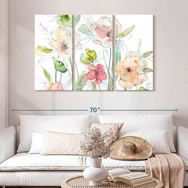 Harnek Garden Dance, 32" H x 50" W
